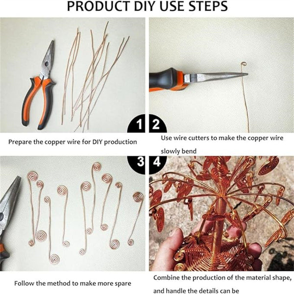 2MM Copper Wire Bare Uncoated Cable Jewellery Hobbies Craft DIY Bonsai