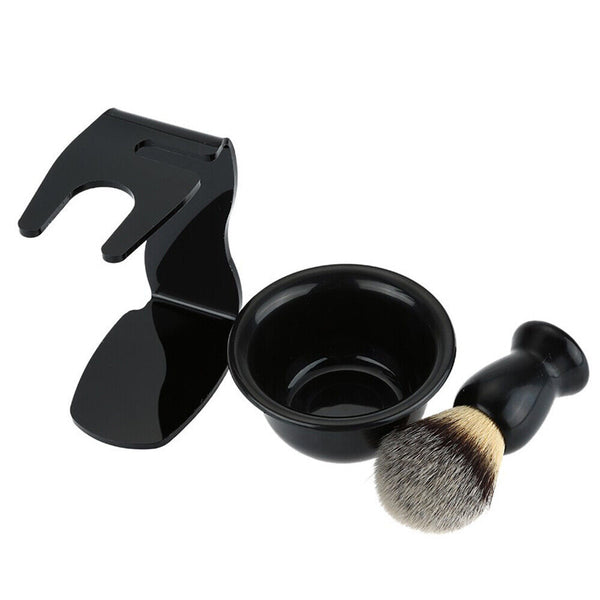 Men Shaving Brush Mug Cup Stand Shave  Safety Razor  Holder Rack   Bowl Tool Set