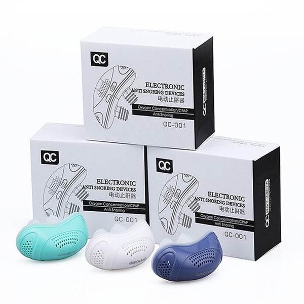 Rechargeable Stopper Micro Electric Anti Snoring Device Stop Snore Apnea Sleep