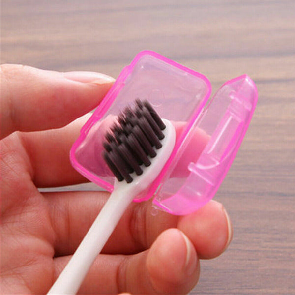 Travel Toothbrush Head Cover Cap Case Outdoor Brush Cleaner Protect