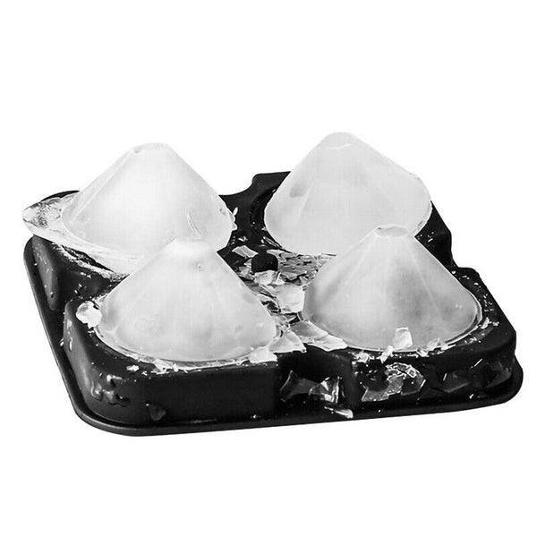 Large Ice Diamond Maker Ice Cube Tray Skull Ice Cube Cocktails Molds Whiskey