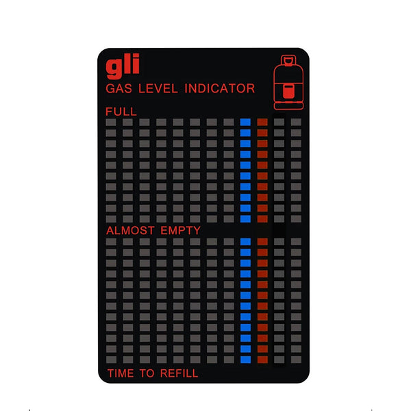 2x Magnetic Gas Tank Level Indicator Bottle Magnet Gauge BBQ Camping Outdoor AU - Lets Party