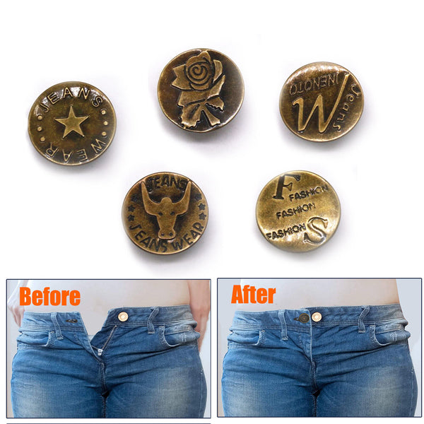10pcs Jeans Button 20 mm Denim Jeans Jacket Buttons Repair Replace AU SELLER