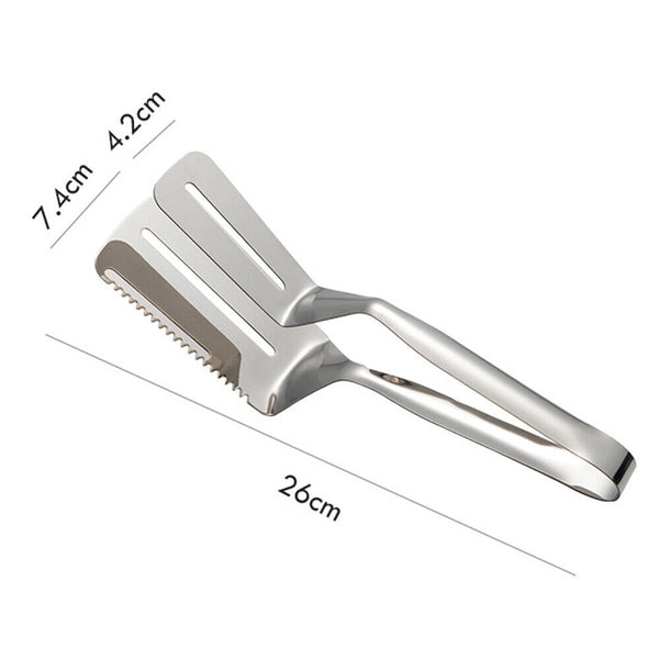 Barbecue Grill Food Clip Ice Tong Meat Salad Clamp Stainless Steel BBQ Tongs