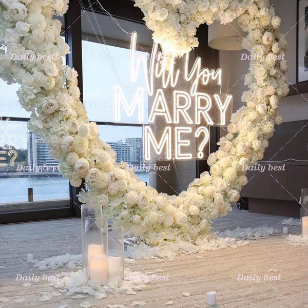 Will You Marry Me Neon Led Lights Sign Engaged Wedding Party Colour Changing AUS