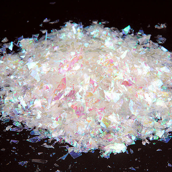 4 bags Nail Art Glitter Holographic Flakes Glitter DIY Nail Art 3D Sequins Decor