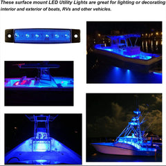Boat Lights 4pk – Marine LED Deck Courtesy Lamps