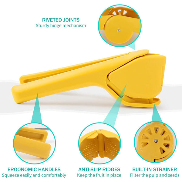 Press Hand Squeezer Fold Manual Squeeze Lemon Juicer Orange Citrus Juice Maker