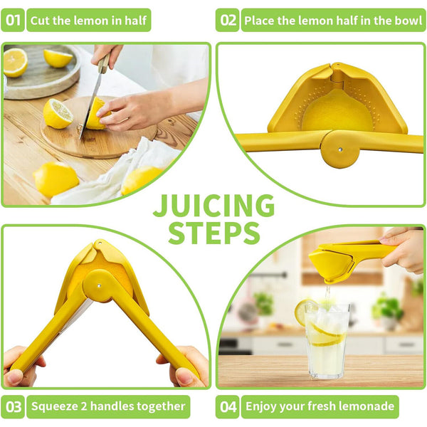 Press Hand Squeezer Fold Manual Squeeze Lemon Juicer Orange Citrus Juice Maker