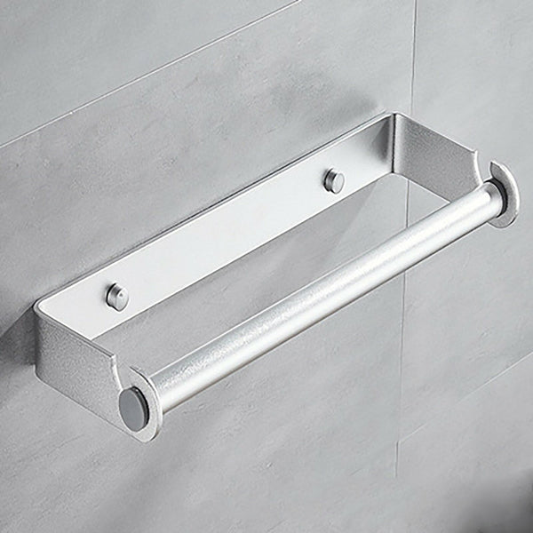 Paper Towel Holder Kitchen Bathroom Roll Tissue Space aluminum Wall Mount Rack