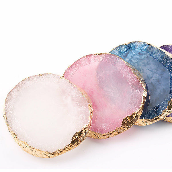 Colorful Resin Agate Painting Gel Palette Nail Art Mix Stirring Plate Nail Tool