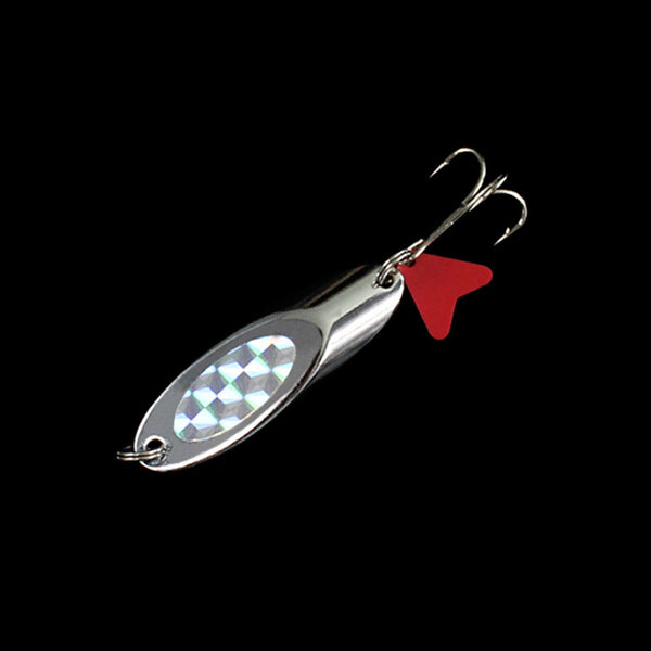4 Fishing Lures Metal Slice Jigs spinner Bait Spoon Tackle Salmon Tailor Macks