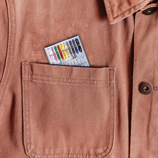 10PCS Portable Home and Travel Quick Fix Sewing Kit Pre Threaded Needle Kit