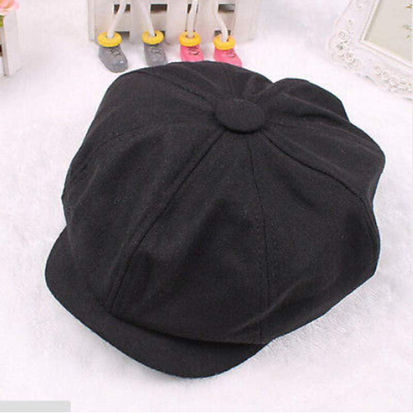 Mens 8 Panels Newsboy Flat Cap Peaky Blinders Baker Boy Golf Driving Beret Hat