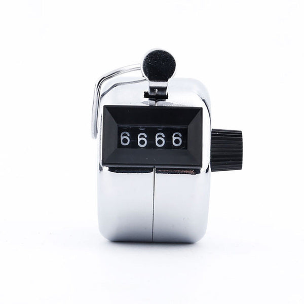 High Quality Tally Counter 4 Digit Number Clicker Hand Held Manual