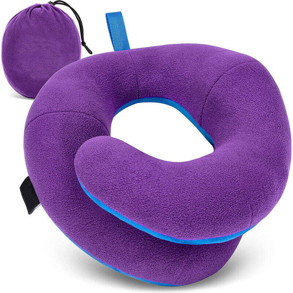 Soft Neck Pillow for Travel Comfortable & Breathable Memory Foam U Shaped Pillow