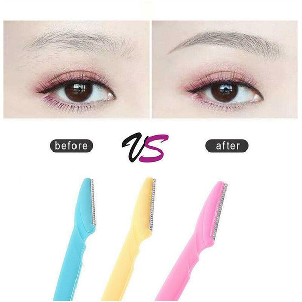 Facial Eyebrow Razor Trimmer Shaper Shaver Blade Knife Hair Remover inkle Beauty