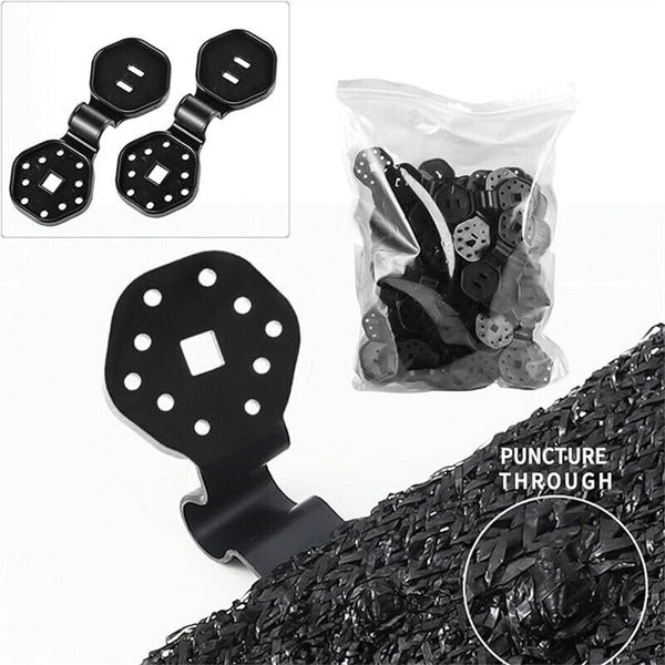 Shade Cloth Plastic Clips Round Plastic Black Clips for Sun Shade Net AU