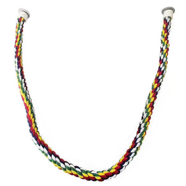 Pet Bird Rope Perches Parrot Colourful Cage Comfy Perch Bungees for Birds Toy AU