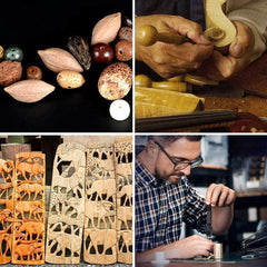 20pcs Mini Hand Drill Vise Hand Bit Twist Woodworking Set Precision Pin