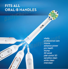 Electric Toothbrush Heads – Replacement Brush Heads to Fit Oral-B Handles