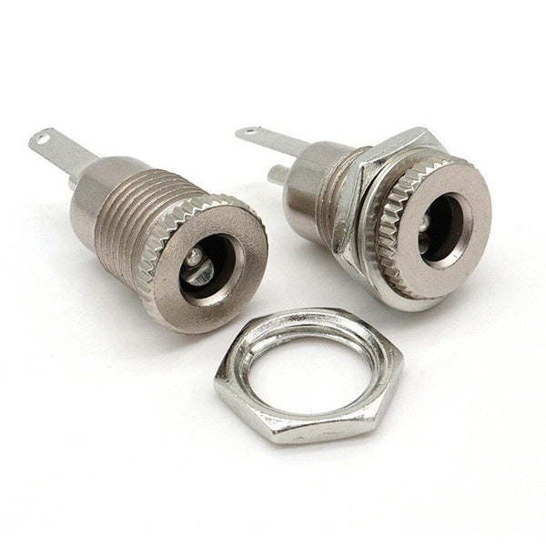 10pcs 5.5 mm x 2.1mm DC Power Jack Socket Female Panel Mount Connector DC 30V 5A