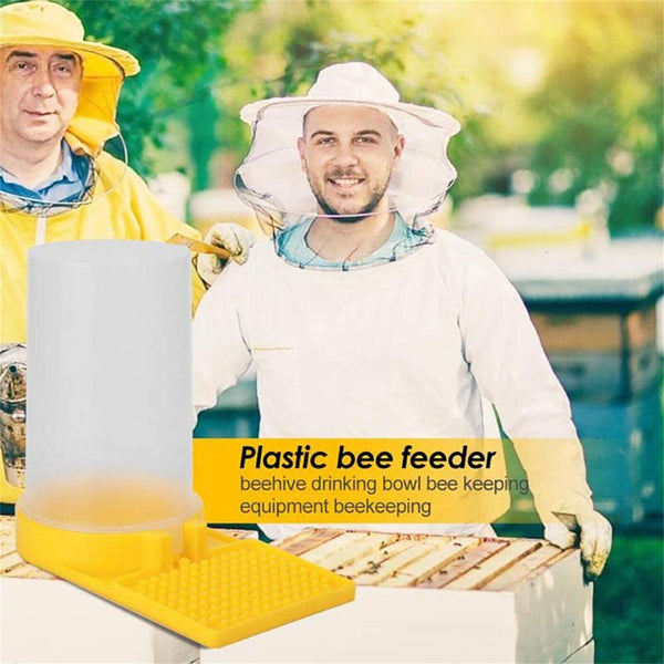4PCS Bee Water Feeder Drinking Nest Cup Entrance Beekeeping Beekeeper Beehive AU
