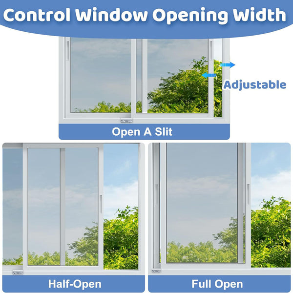 12PCS Sliding Window Door Lock Safety Security Lock Safety Rents Safe Door Lock