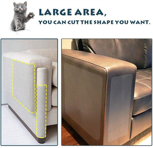 8Pcs x Large Pet Couch Protector Furniture Sofa Walls Cat Scratch Guard Shield A