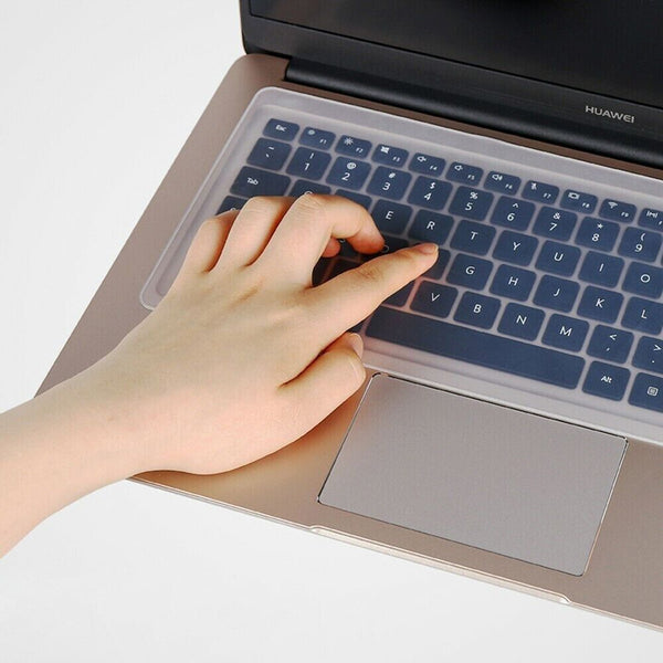 3x Universal Waterproof Transparent Silicone Laptop Keyboard Cover Dust Proof Cl