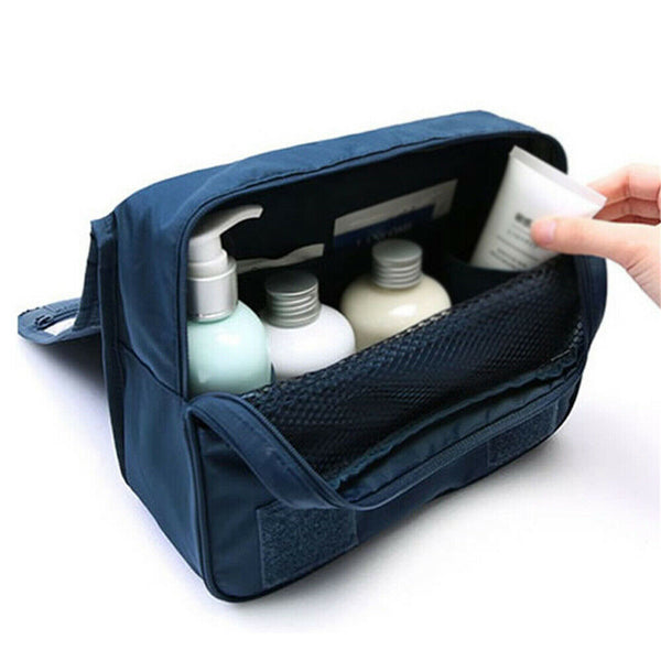 Travel Cosmetic Storage MakeUp Bag Folding Hanging Toiletry Wash Organizer Pouch