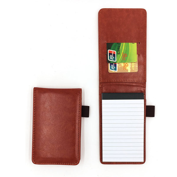 A7 Multifunction Pocket Planner Notebook Small Notepad Note Book Leather Cover