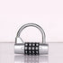 4 Digit Password Safety Lock Wide Shackle Combination Padlock New BB