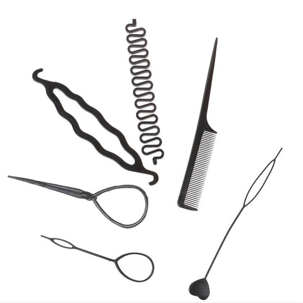 6/12X Hair Tool Set Design Styling Braiding Accessories DIY Girls Women Clip Pin