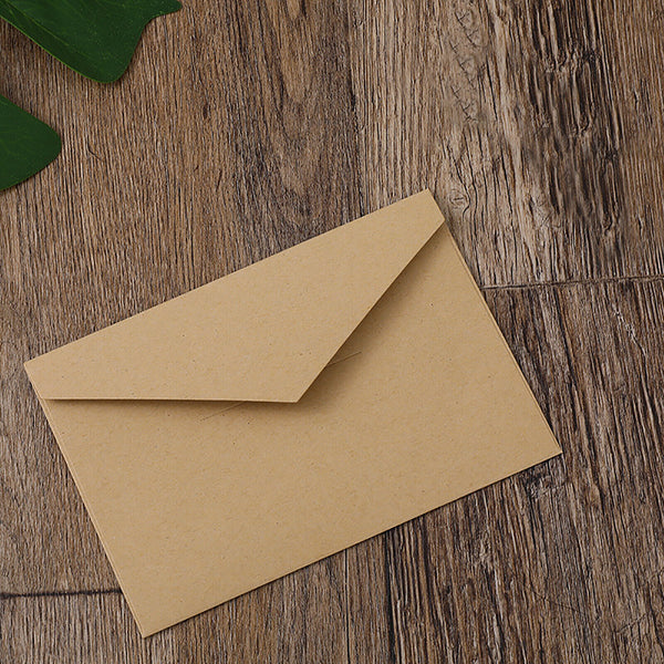 40x Kraft Envelopes Brown Mailer For Thank You Card RSVP Cards Envelopes 11x16CM