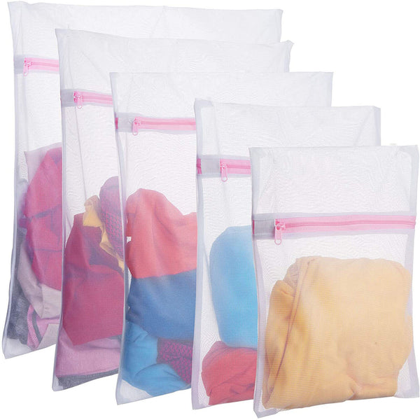 UP TO 8x Large Aid Laundry Wash Bag Washing Aid Zipper Mesh Clothes Bra Delicate