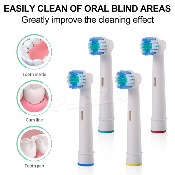 20x Replacement Toothbrush Heads Electric Brush For Oral B Braun Models Series - Lets Party
