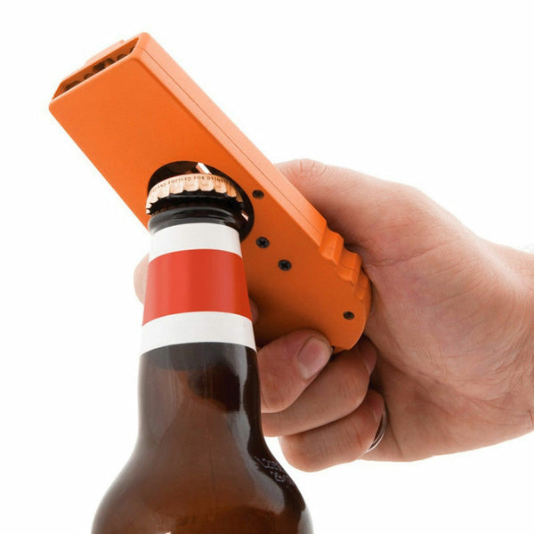 1/3/5PCS Bottle Cap Launcher Beer Drink Shooter Key Opener Flying Gun Ring Gifts