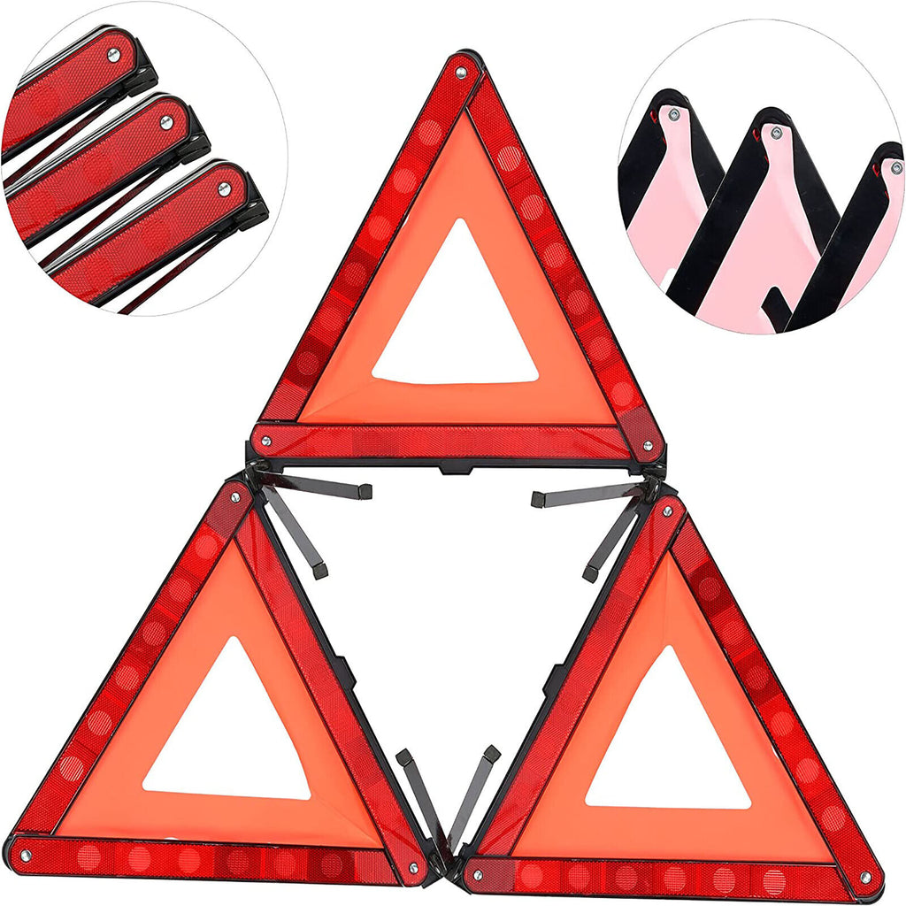 Triangular Emergency Sign Warning Triangle Emergency Safety Reflective Sign Road Roadside Dot Ap