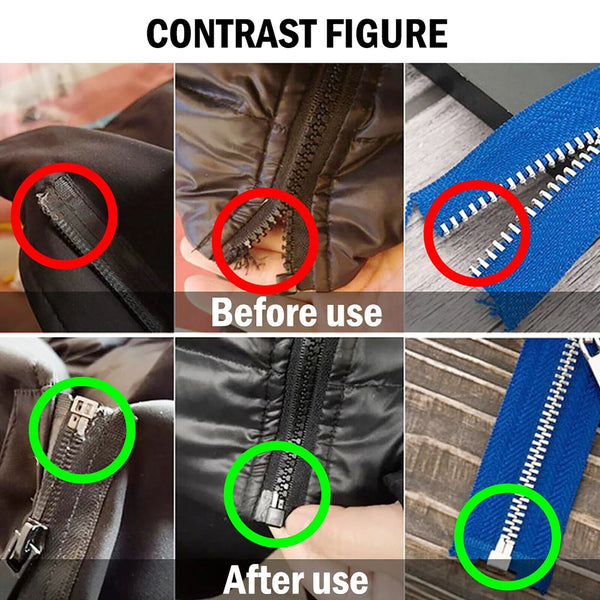 20X Metal Zipper Repair Stopper Open End Tailor Sewing Tool Zip Bottom Fix Kit