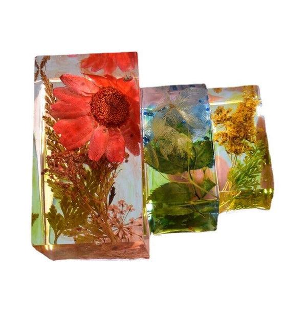 Square Cube Resin Casting Mold Silicone Dried Flower Specimen Making Epoxy Mould