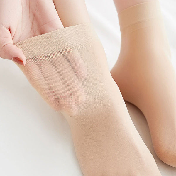 15 Pairs Women Ladies Sheer Stocking Elastic Short Anklets Silk Socks Short BULK