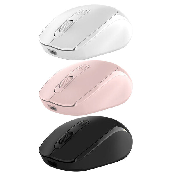 Dual Mode Wireless Bluetooth Mouse Rechargeable Silent for Laptop PC au