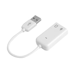 USB to 3D Audio Sound Card External Adapter Virtual 7.1 Channel Mic Headphone AU