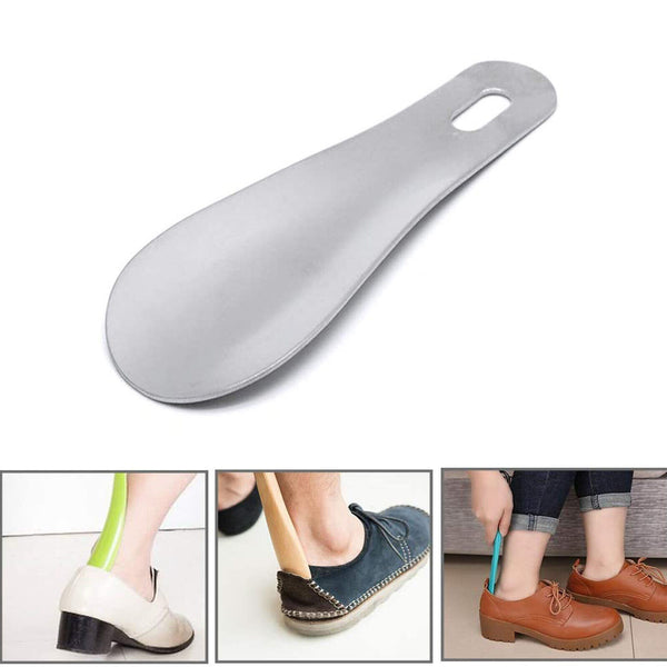 15cm 7 Inches Stainless Steel Professional Metal Shoe Horn Double Sided Spoon AU
