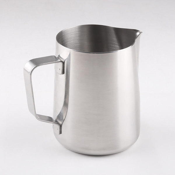 600ml Pitcher Jug Espresso Frothing Thermometer Milk Coffee Stainless Steel