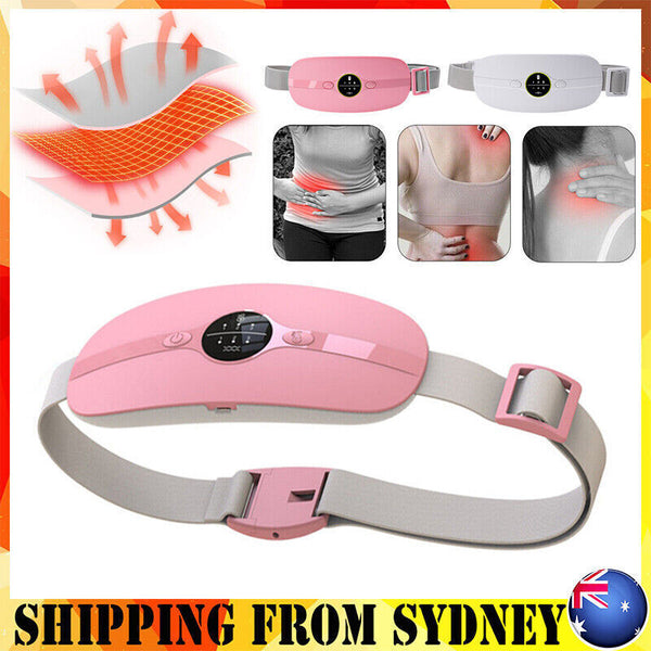 Heating Pad Massage Period Pain Relieve Therapy Menstrual Cramp Electric Belt AU