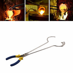 Gold Melting Crucible & Tongs – Graphite Smelting Bowl for Silver