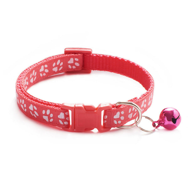 UP 30PCS Dog Cat Collar Pet Puppy Kitten Adjustable Breakaway Collar with Bell