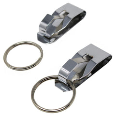 Keychain Clip 2pc – Quick Release Steel Belt Key Holder